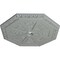 Ekena Millwork Spring Octagonal Ceiling Medallion (Canopies up to 3"), 29 1/8"OD x 2 1/4"ID x 1 1/8"P, Primed White CM30SP - alternate 3